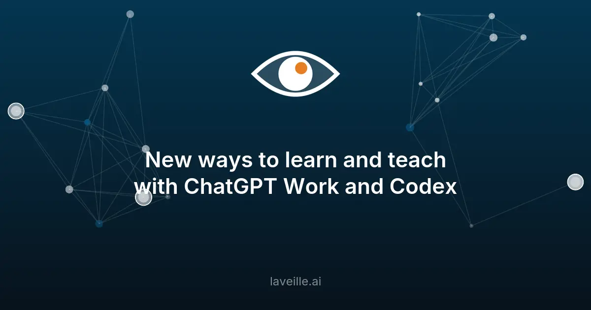 Nouveaux plugins éducatifs pour ChatGPT Work et Codex