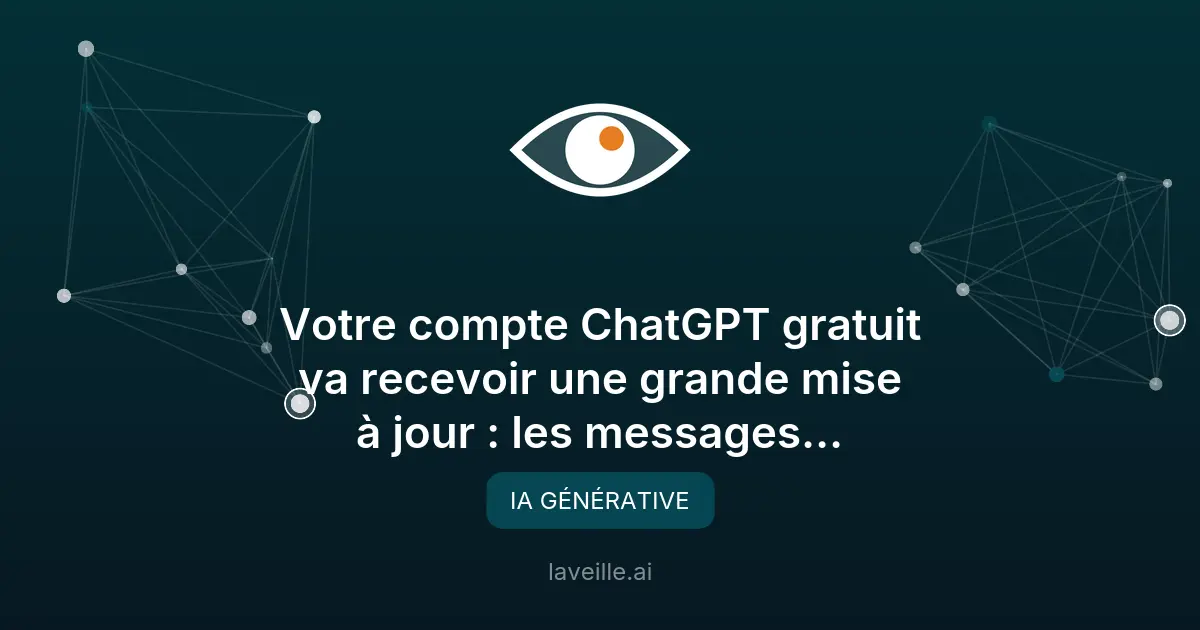 ChatGPT gratuit : messages illimités et IA plus puissante