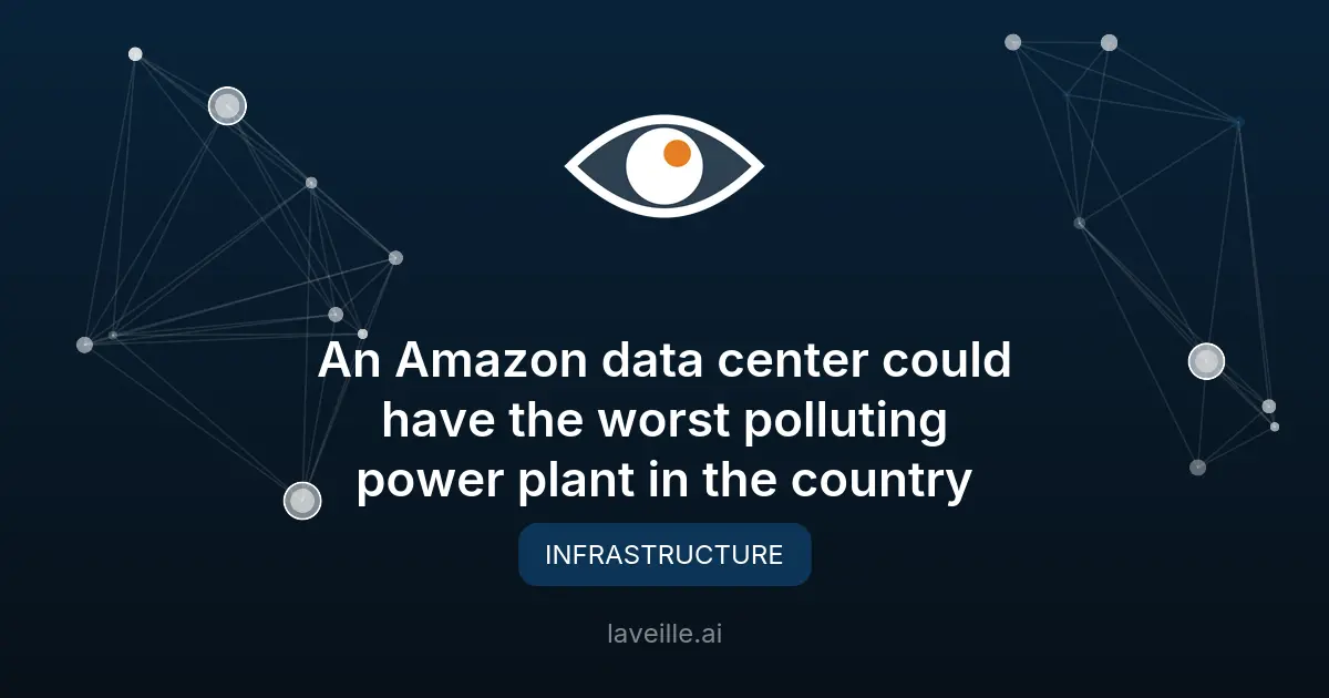Amazon : centrale électrique polluante pour son centre de données