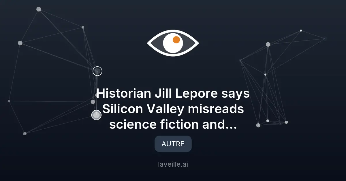 Jill Lepore dénonce l'empiètement des entreprises tech sur l'État