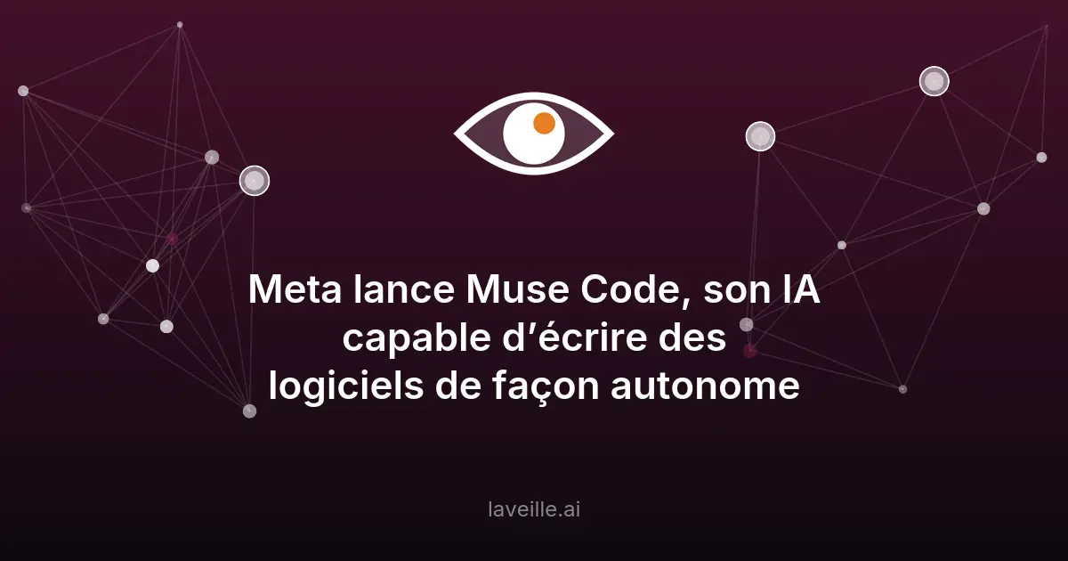 Meta lance Muse Code : un agent IA pour la programmation autonome