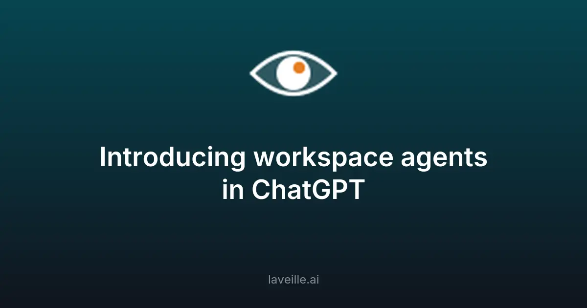 Agents de travail dans ChatGPT : automatisation des flux