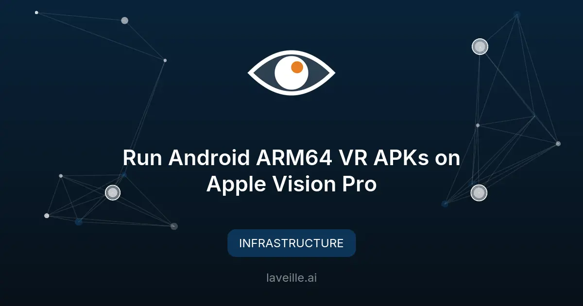 Klepton : exécuter des APK Android sur Apple Vision Pro