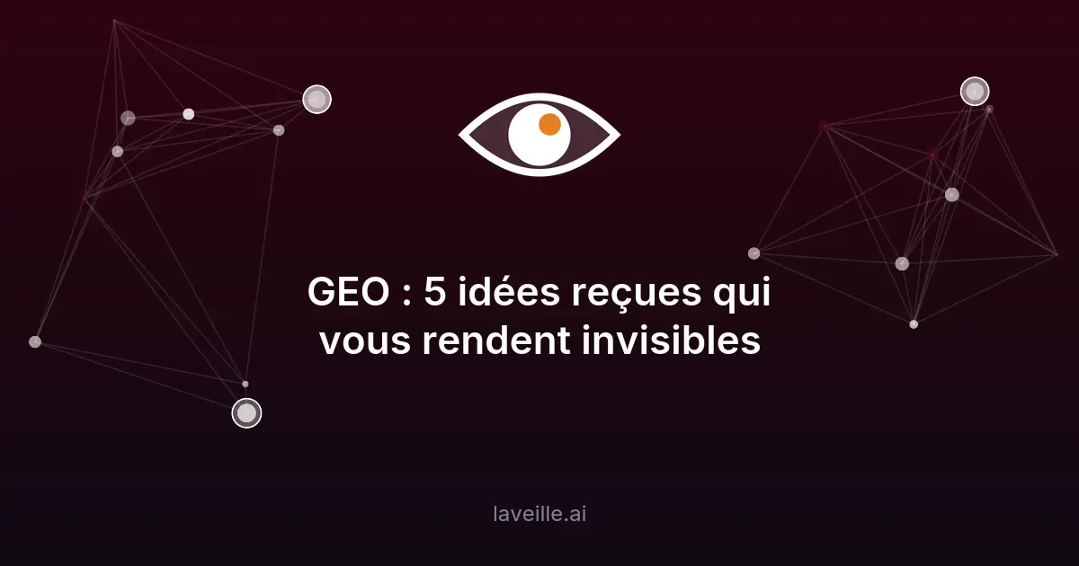 GEO : pourquoi la réputation compte plus que la technique