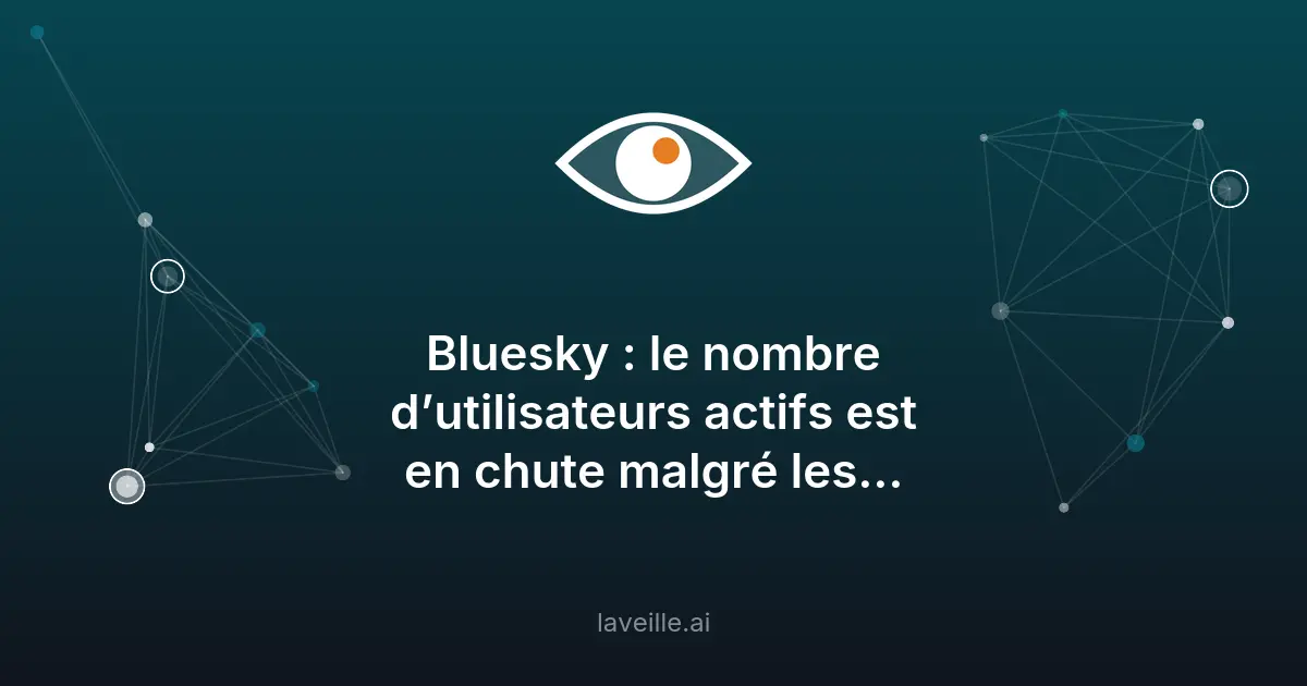 Bluesky perd des utilisateurs actifs malgré les inscriptions