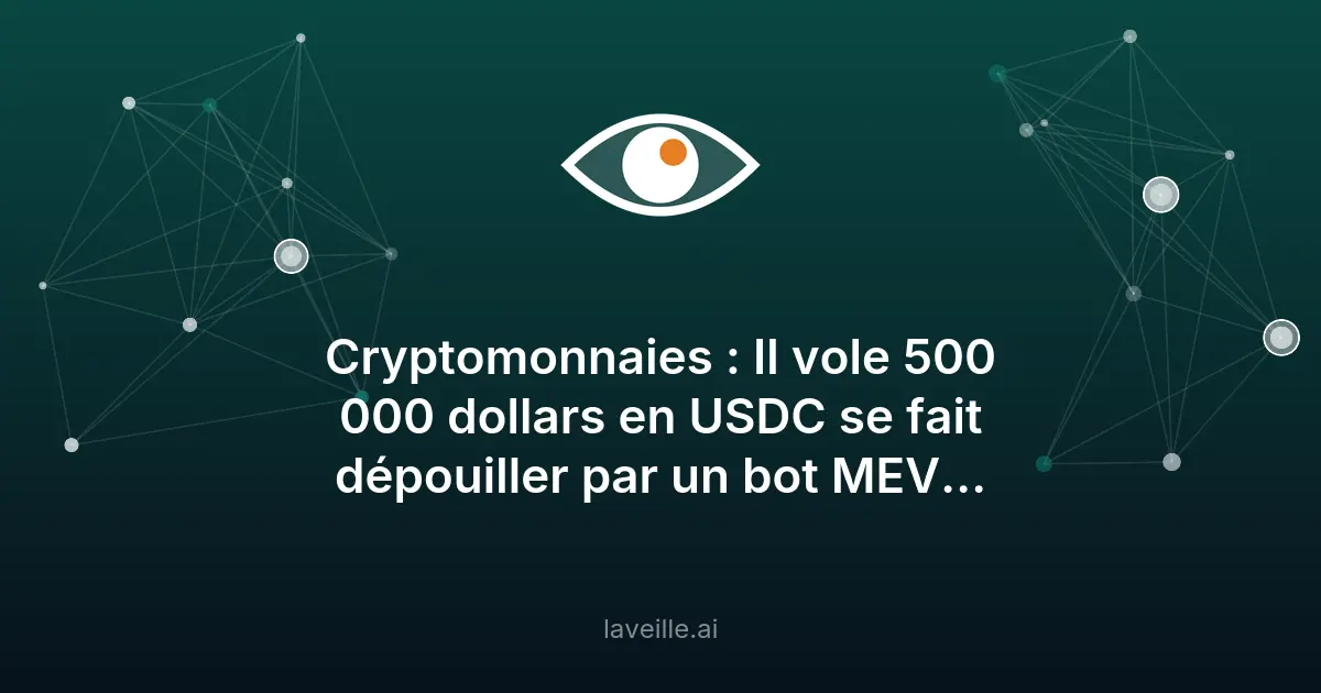 Un pirate perd 370 000 $ à cause d'un bot MEV sur Uniswap