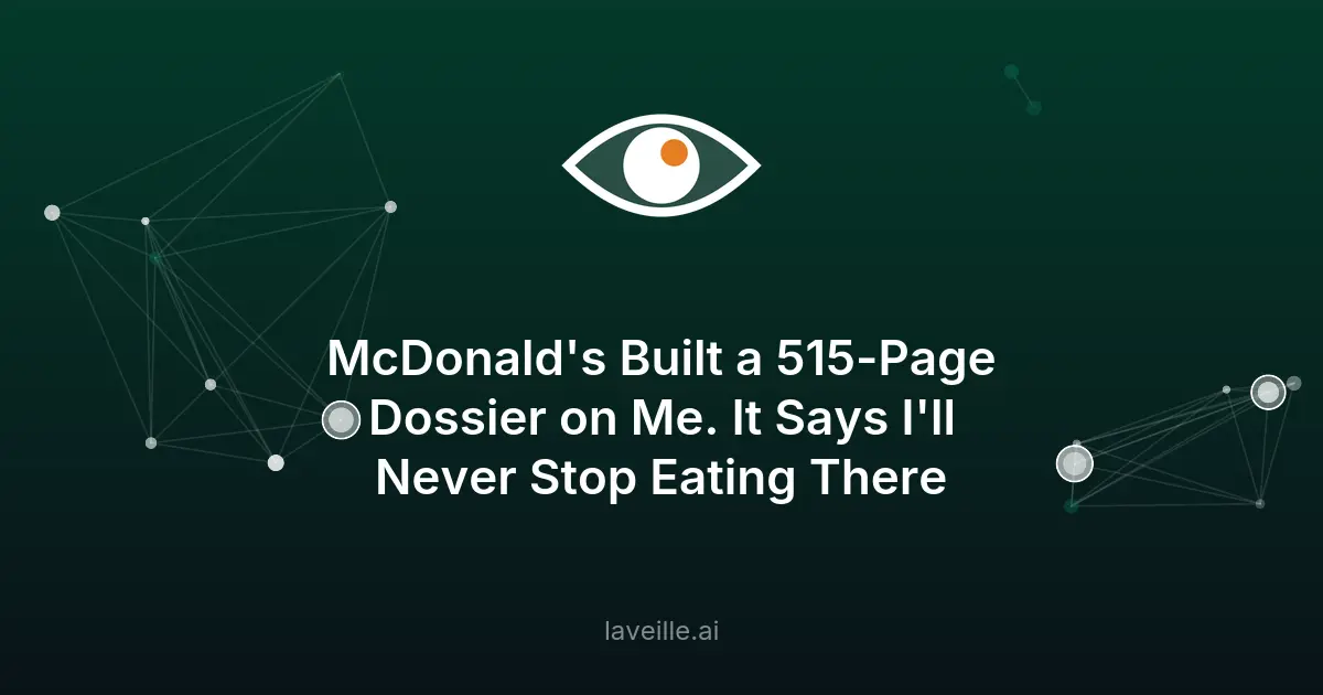 McDonald's collecte 515 pages de données sur ses clients