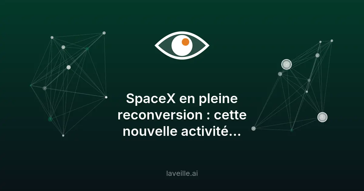 SpaceX mise sur l'IA pour surpasser ses activités spatiales
