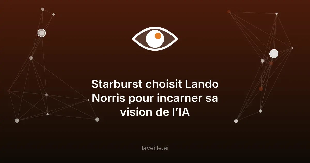 Starburst et Lando Norris lancent une campagne pour l'analytique conversationnelle