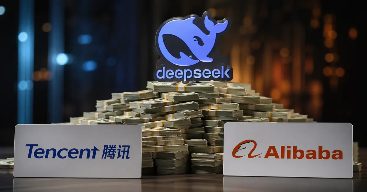 Tencent et Alibaba visent DeepSeek à 20 milliards