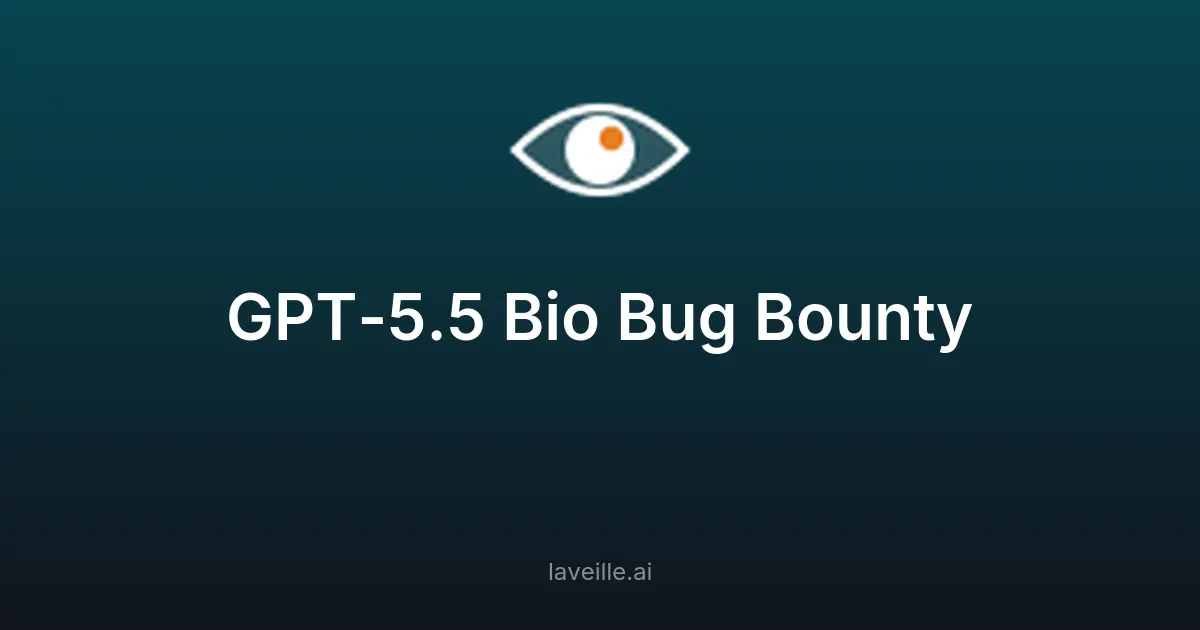 GPT-5.5 Bio Bug Bounty : 25 000 $ pour des jailbreaks