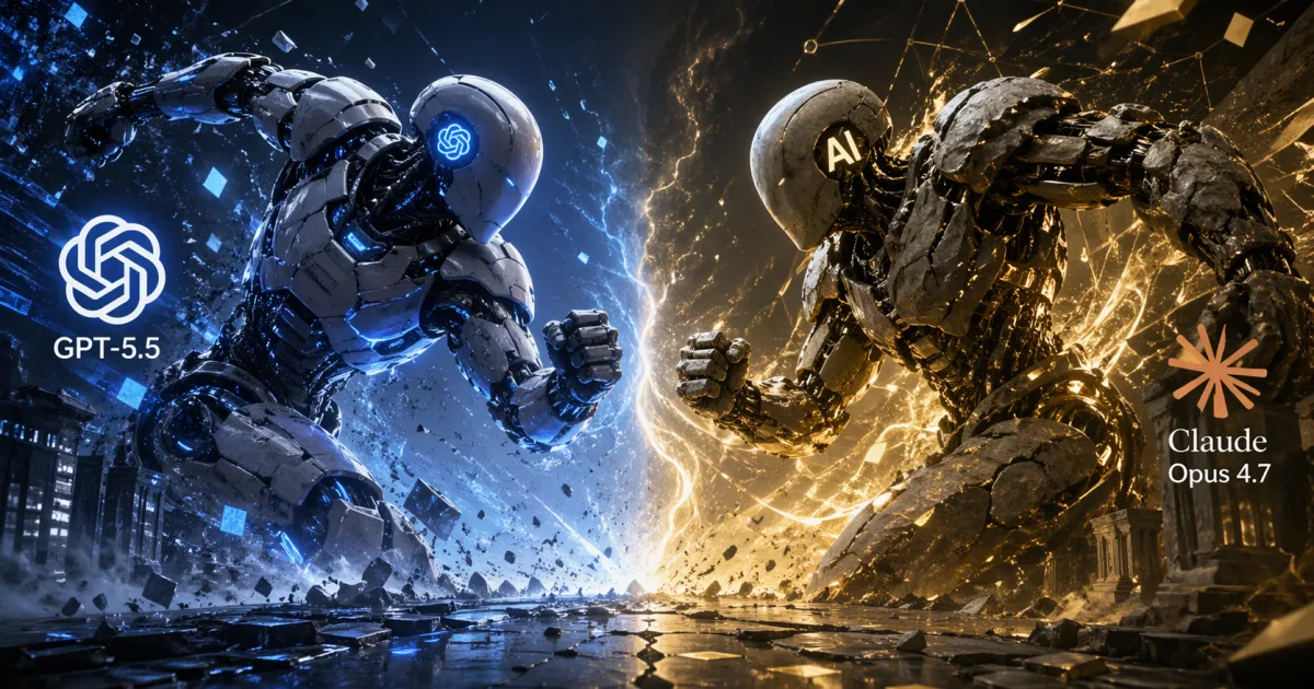 GPT-5.5 vs Claude Opus 4.7 : qui domine l'IA ?