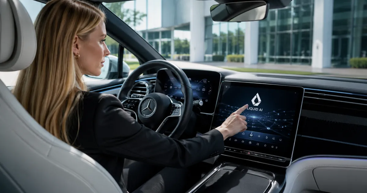 Mercedes-Benz et Liquid AI révolutionnent l'IA embarquée