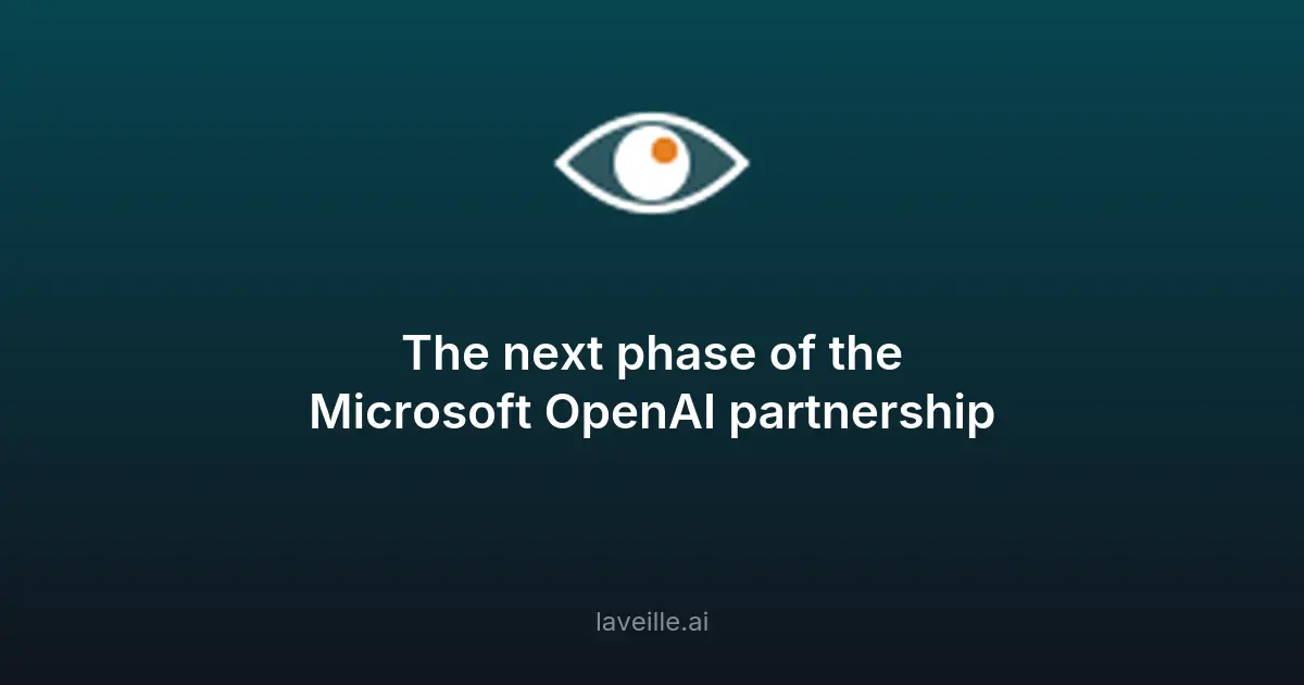 Microsoft et OpenAI renforcent leur partenariat en IA