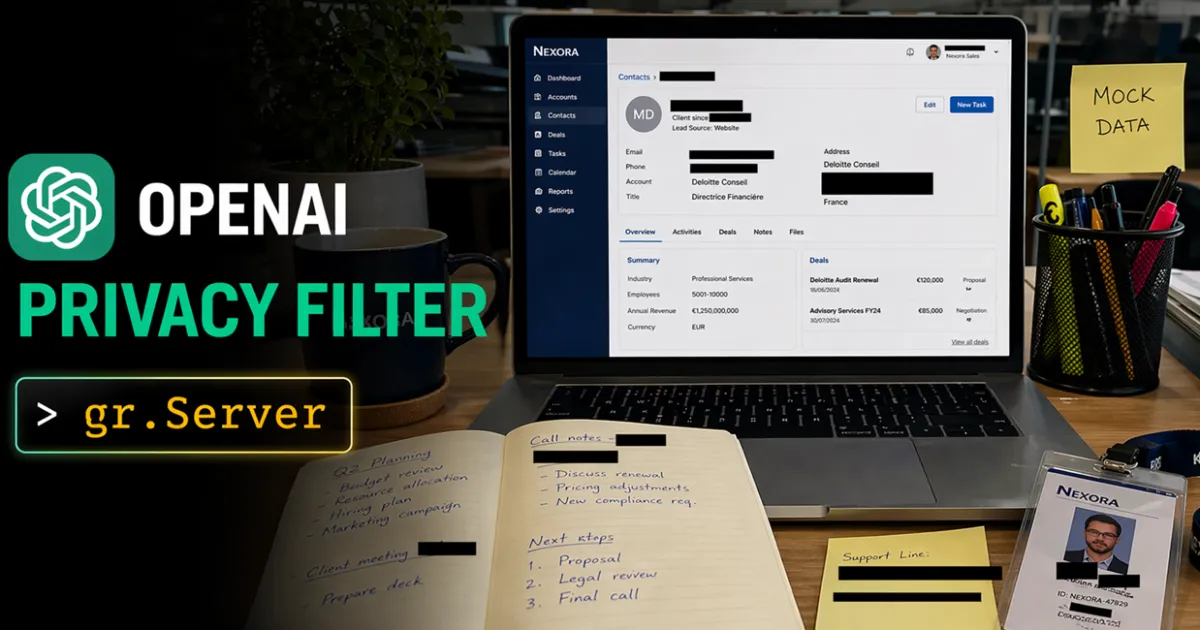 OpenAI Privacy Filter : Détection PII en un passage