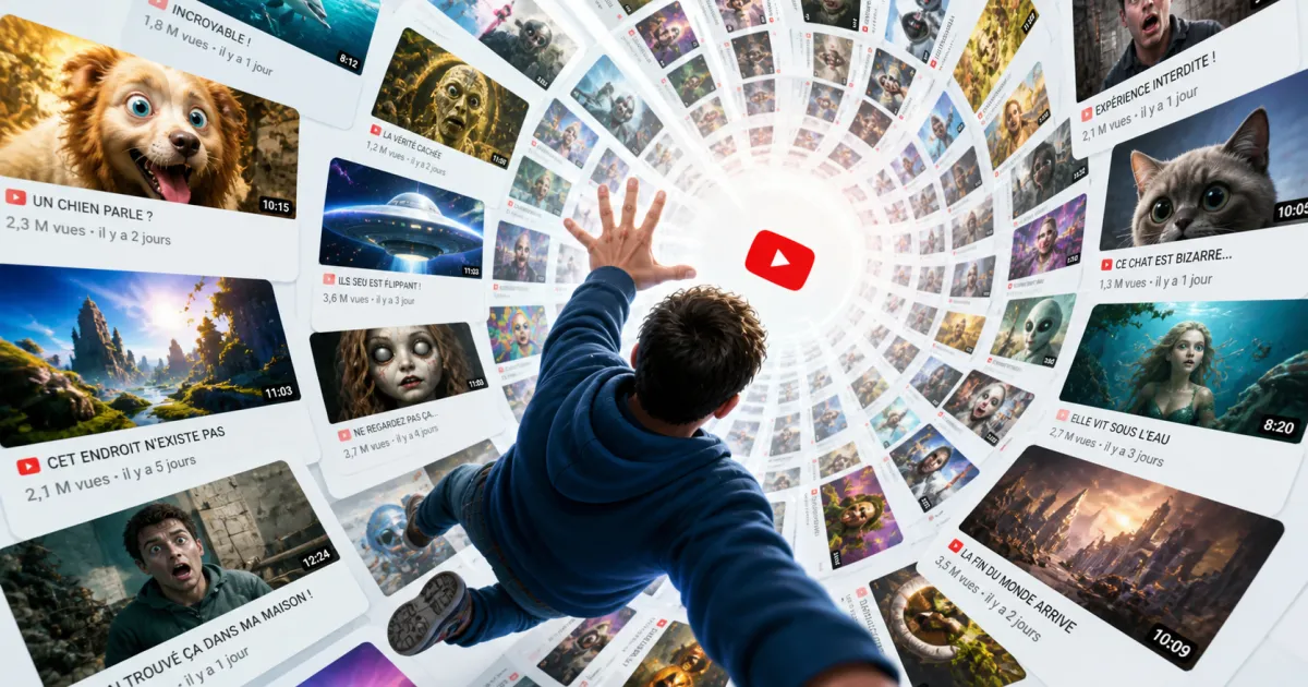 YouTube envahi par des vidéos IA : chaos et désinformation