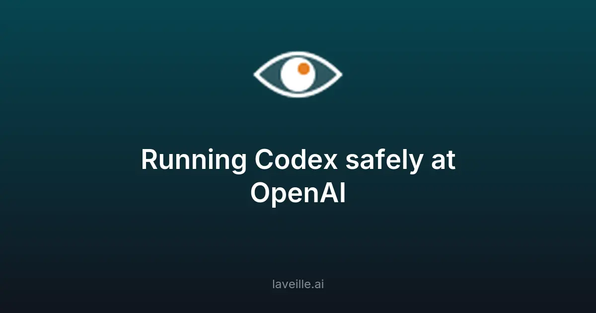 Sécurité de Codex : les mesures d'OpenAI expliquées