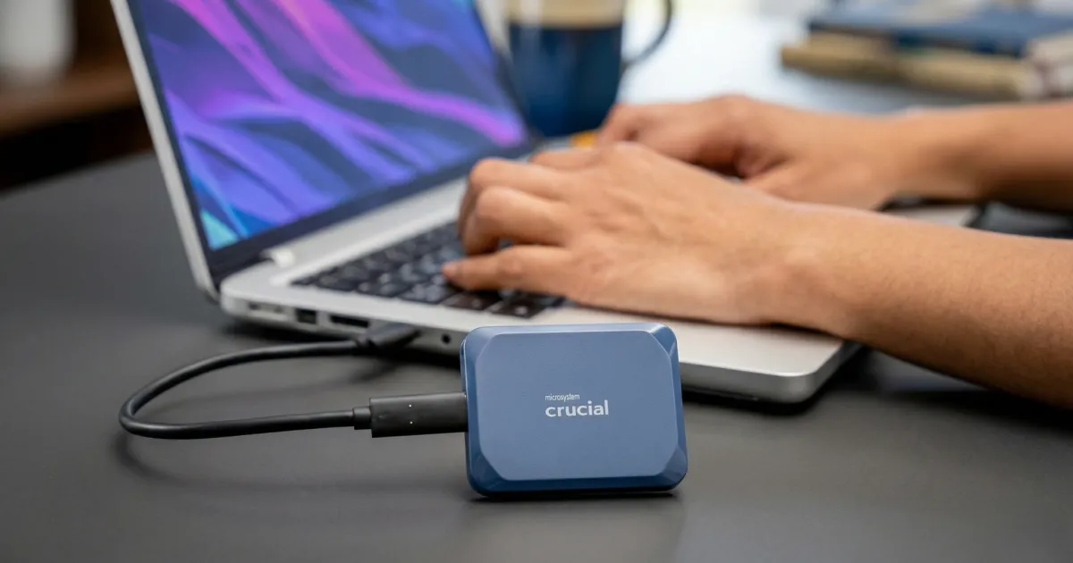 Promo SSD Crucial E100 1 To : 114,99 € chez Cdiscount