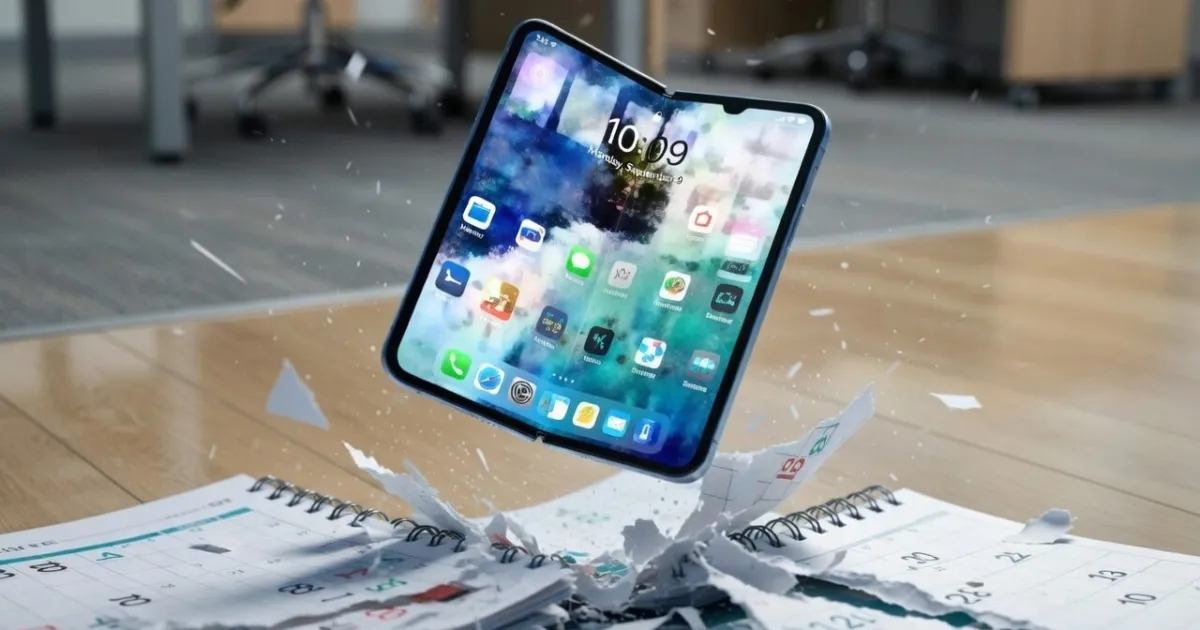 Retards de l'iPhone Fold : défis techniques révélés